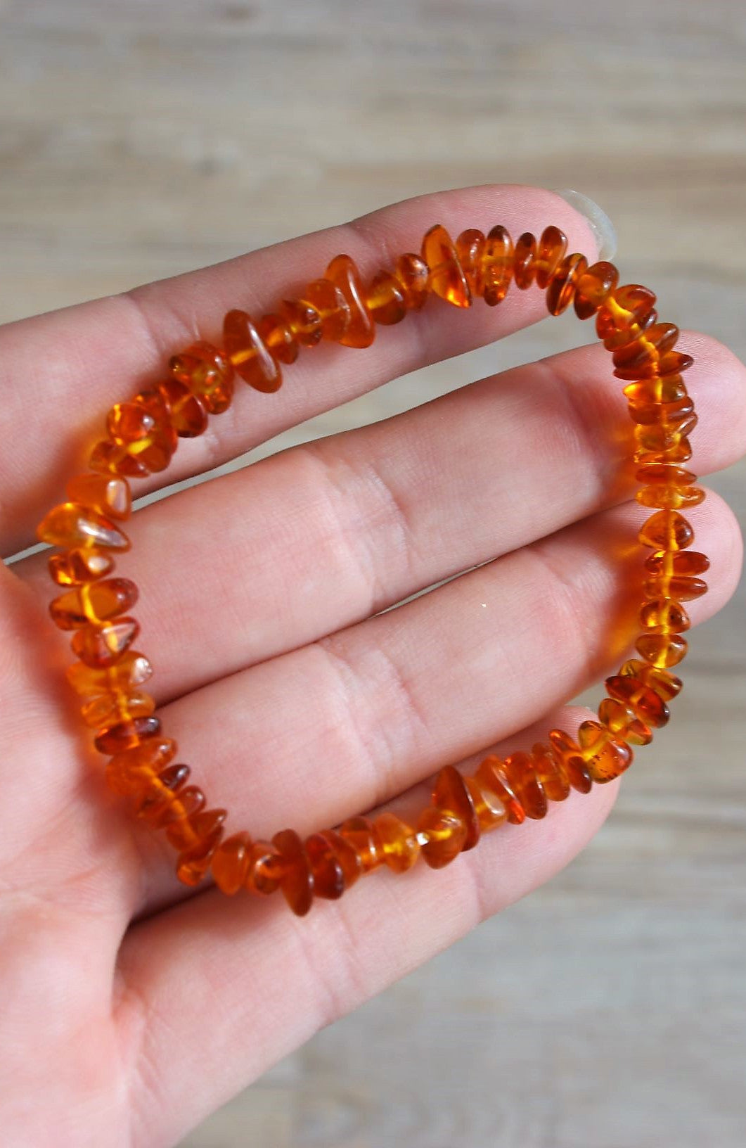 Amber Honey Chip Bracelet